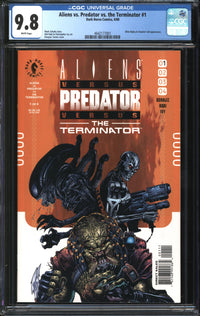 Aliens Vs. Predator Vs. The Terminator (2000) #1 CGC 9.8 NM/MT
