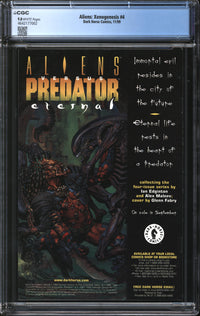 Aliens: Xenogenesis (1999) #4 CGC 9.8 NM/MT