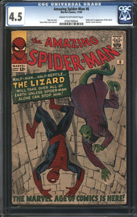 Amazing Spider-Man (1963) #  6 CGC 4.5 VG+