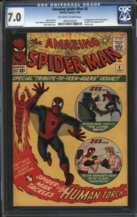 Amazing Spider-Man (1963) #  8 CGC 7.0 FN/VF