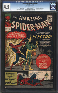 Amazing Spider-Man (1963) #  9 CGC 4.5 VG+
