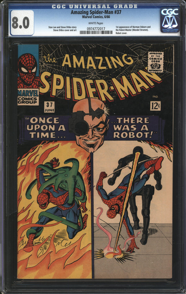 Amazing Spider-Man (1963) # 37 CGC 8.0 VF