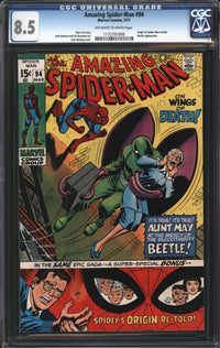 Amazing Spider-Man (1963) # 94 CGC 8.5 VF+
