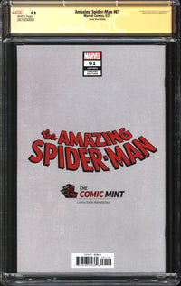 Amazing Spider-Man (2018) #61 Comic Mint Edition CGC Signature Series 9.8 NM/MT Signed/Sketch Mike Mayhew
