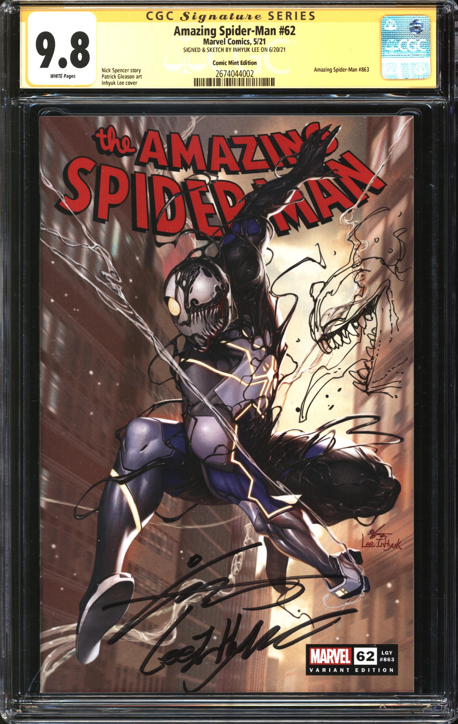 Amazing Spider-Man (2018) #62 Comic Mint Edition CGC Signature