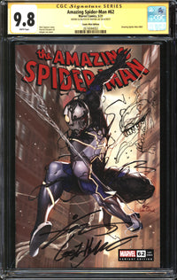 Amazing Spider-Man (2018) #62 Comic Mint Edition CGC Signature Series 9.8 NM/MT Signed/Sketch Inhyuk Lee