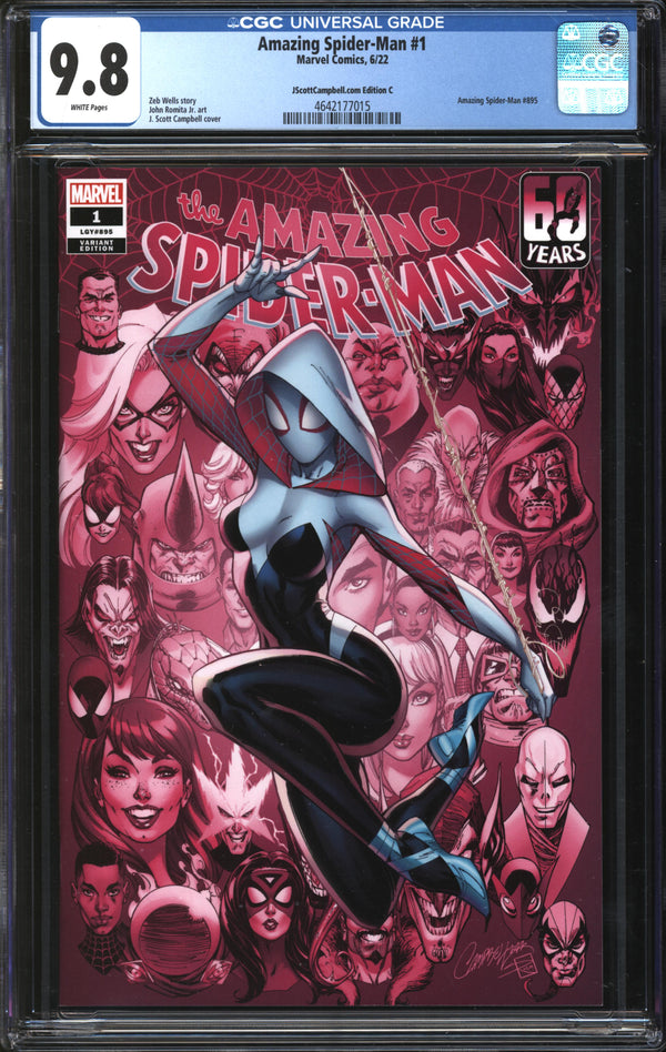 Amazing Spider-Man (2022) #1 JScottCampbell.com Edition C CGC 9.8 NM/MT