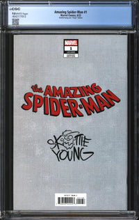Amazing Spider-Man (2022) #1 SkottieYoung.com Virgin Edition CGC 9.8 NM/MT