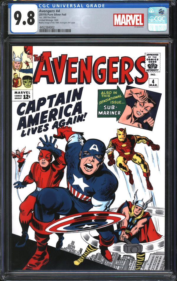 Avengers (2019, New Zealand Mint) #4 CGC 9.8 NM/MT