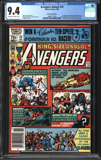 Avengers Annual (1981) #10 Newsstand Edition CGC 9.4 NM
