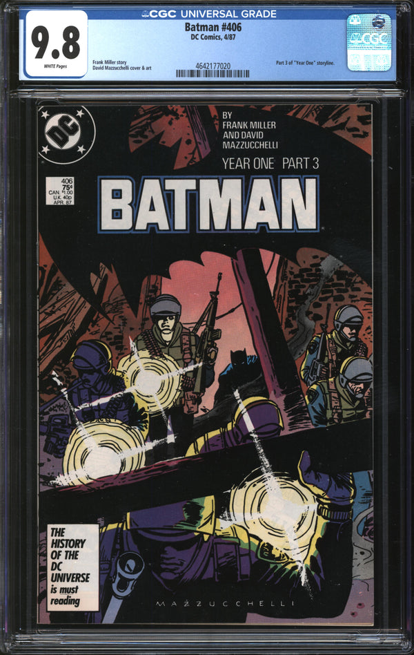 Batman (1940) #406 CGC 9.8 NM/MT