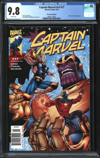 Captain Marvel (2000) #17 Newsstand Edition CGC 9.8 NM/MT