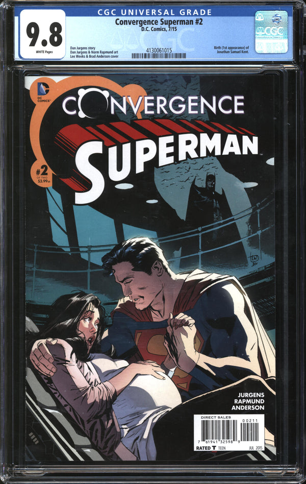 Convergence Superman (2015) #2 CGC 9.8 NM/MT