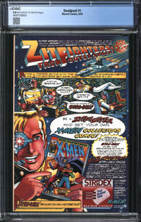 Deadpool (1993) #1 CGC 9.8 NM/MT