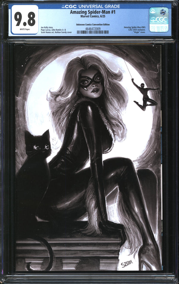 Amazing Spider-Man (2025) #1 Nathan Szerdy Unknown Comics Convention Edition CGC 9.8 NM/MT