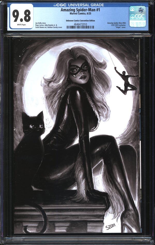 Amazing Spider-Man (2025) #1 Nathan Szerdy Unknown Comics Convention Edition CGC 9.8 NM/MT