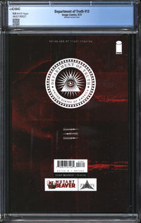 Department Of Truth (2020) #13 Inaki Miranda Variant CGC 9.8 NM/MT