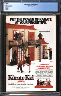 Detective Comics (1937) #570 Newsstand Edition CGC 9.8 NM/MT