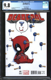 Deadpool (2013) #1 Skottie Young Variant CGC 9.8 NM/MT