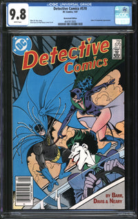Detective Comics (1937) #570 Newsstand Edition CGC 9.8 NM/MT