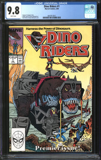 Dino Riders (1989) #1 CGC 9.8 NM/MT