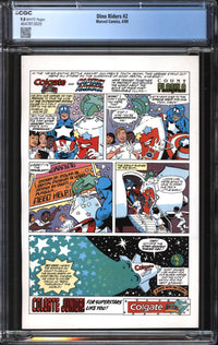 Dino Riders (1989) #2 CGC 9.8 NM/MT