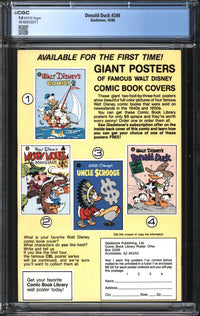 Donald Duck (1986) #246 CGC 9.8 NM/MT