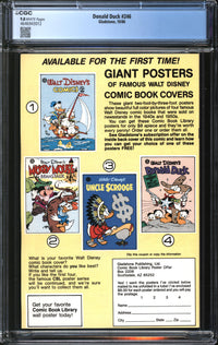 Donald Duck (1986) #246 CGC 9.8 NM/MT