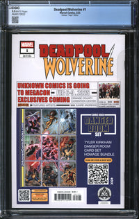 Deadpool/Wolverine (2025) #1 Tyler Kirkham Virgin Edition CGC 9.9 MINT