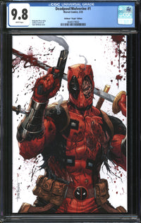 Deadpool/Wolverine (2025) #1 Tyler Kirkham Virgin Edition CGC 9.8 NM/MT