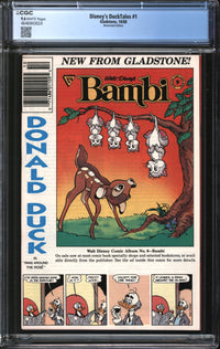 Disney's DuckTales (1988) #1 Newsstand Edition CGC 9.6 NM+