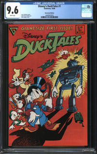 Disney's DuckTales (1988) #1 Newsstand Edition CGC 9.6 NM+
