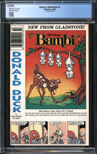 Disney's DuckTales (1988) #1 Newsstand Edition CGC 9.6 NM+