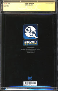 Harley Quinn (2016) #1 Aspen Comics Sketch Edition CGC Signature Series 9.8 NM/MT Signed/Sketch Jimmy Palmiotti, Signed Amanda Conner & Chad Hardin