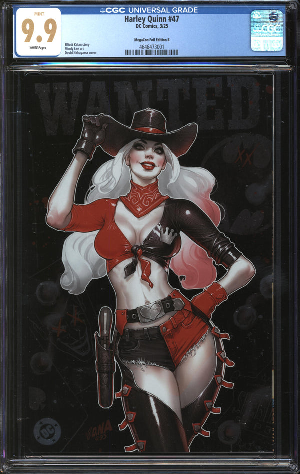 Harley Quinn (2021) #47 David Nakayama MegaCon Foil Edition B CGC 9.9 MINT