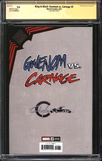 King In Black: Gwenom Vs. Carnage (2021) #2 Clayton Crain Variant Cover B CGC Signature Series 9.8 NM/MT Signed Clayton Crain