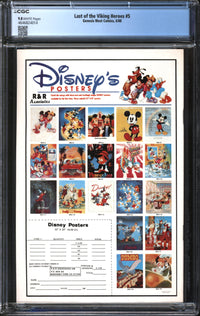 Last Of The Viking Heroes (1987) # 5 CGC 9.8 NM/MT