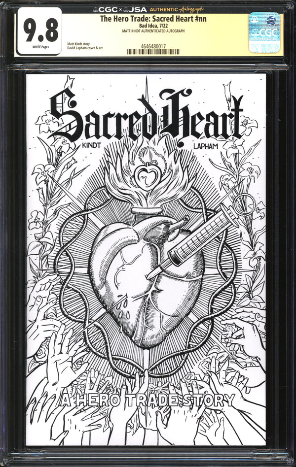 Hero Trade (2022) #1 CGC x JSA Signature Series 9.8 NM/MT Signed Matt Kindt