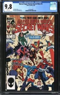Marvel Super-Heroes Secret Wars (1984) # 5 CGC 9.8 NM/MT