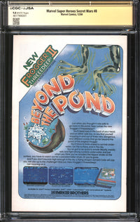 Marvel Super-Heroes Secret Wars (1984) # 6 CGC x JSA Signature Series 9.8 NM/MT Signed John Beatty, Jim Shooter & Mike Zeck