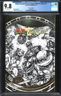 Mighty Morphin Power Rangers/TMNT III Ashcan (2025) #1 Foil Stamp Edition CGC 9.8 NM/MT