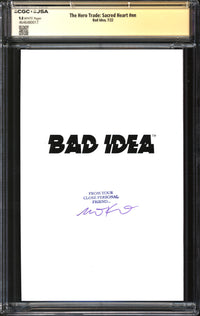 Hero Trade (2022) #1 CGC x JSA Signature Series 9.8 NM/MT Signed Matt Kindt