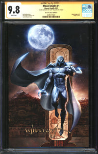 Moon Knight (2021) #1 IG Comic Store Edition B CGC Signature Series 9.8 NM/MT Signed Scott Williams