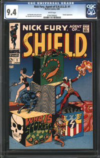 Nick Fury, Agent Of S.H.I.E.L.D. (1968) # 1 CGC 9.4 NM