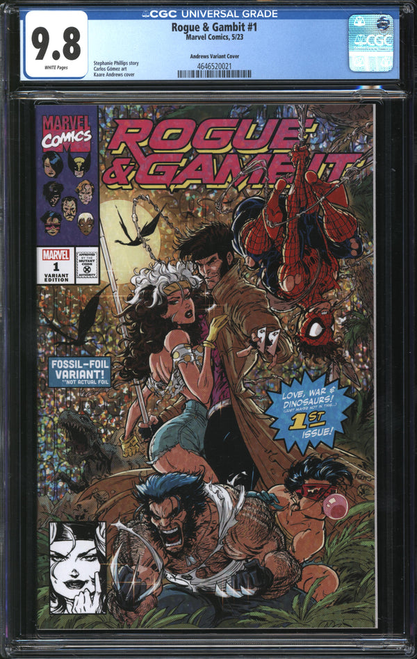 Rogue & Gambit (2023) #1 Kaare Andrews Variant CGC 9.8 NM/MT