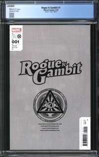 Rogue & Gambit (2023) #1 Kaare Andrews Virgin Edition CGC 9.8 NM/MT