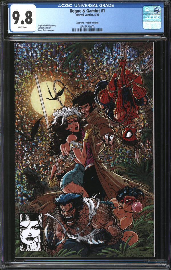 Rogue & Gambit (2023) #1 Kaare Andrews Virgin Edition CGC 9.8 NM/MT