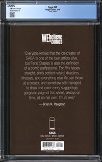 Saga (2012) #50 Virgin Edition CGC 9.8 NM/MT