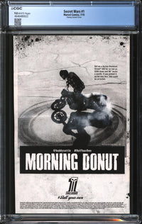 Secret Wars (2015) #1 Jim Cheung Variant CGC 9.8 NM/MT