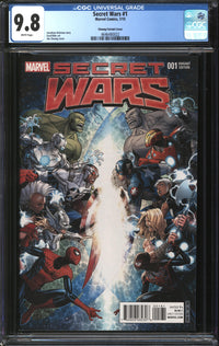 Secret Wars (2015) #1 Jim Cheung Variant CGC 9.8 NM/MT